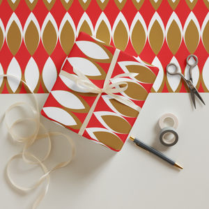 Golden Eye Christmas | Wrapping paper sheets