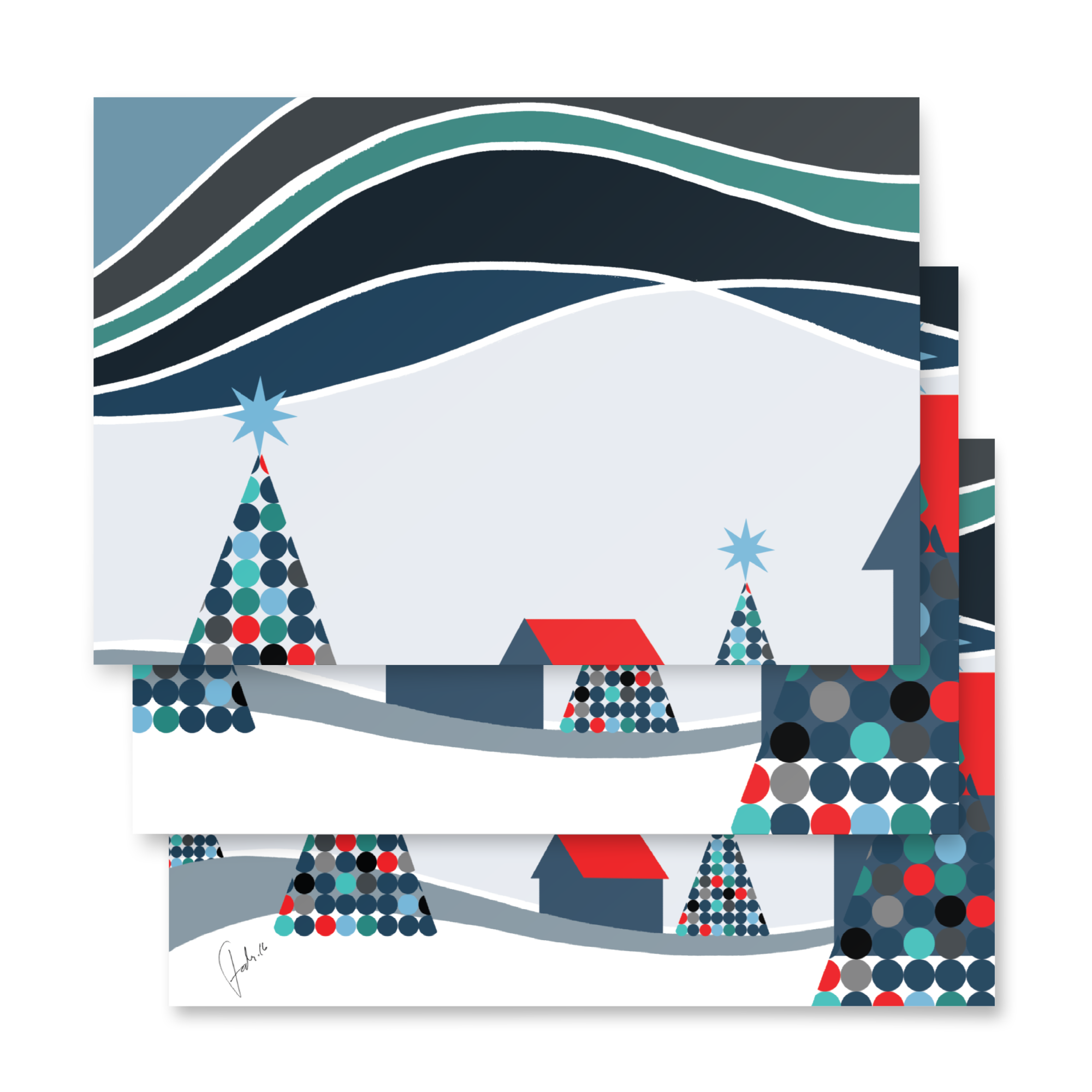 Unique Christmas | Wrapping paper sheets