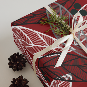 Christmas Leaves | Wrapping paper sheets