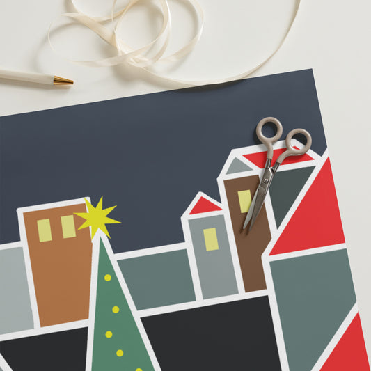December Eve Red | Wrapping paper sheets