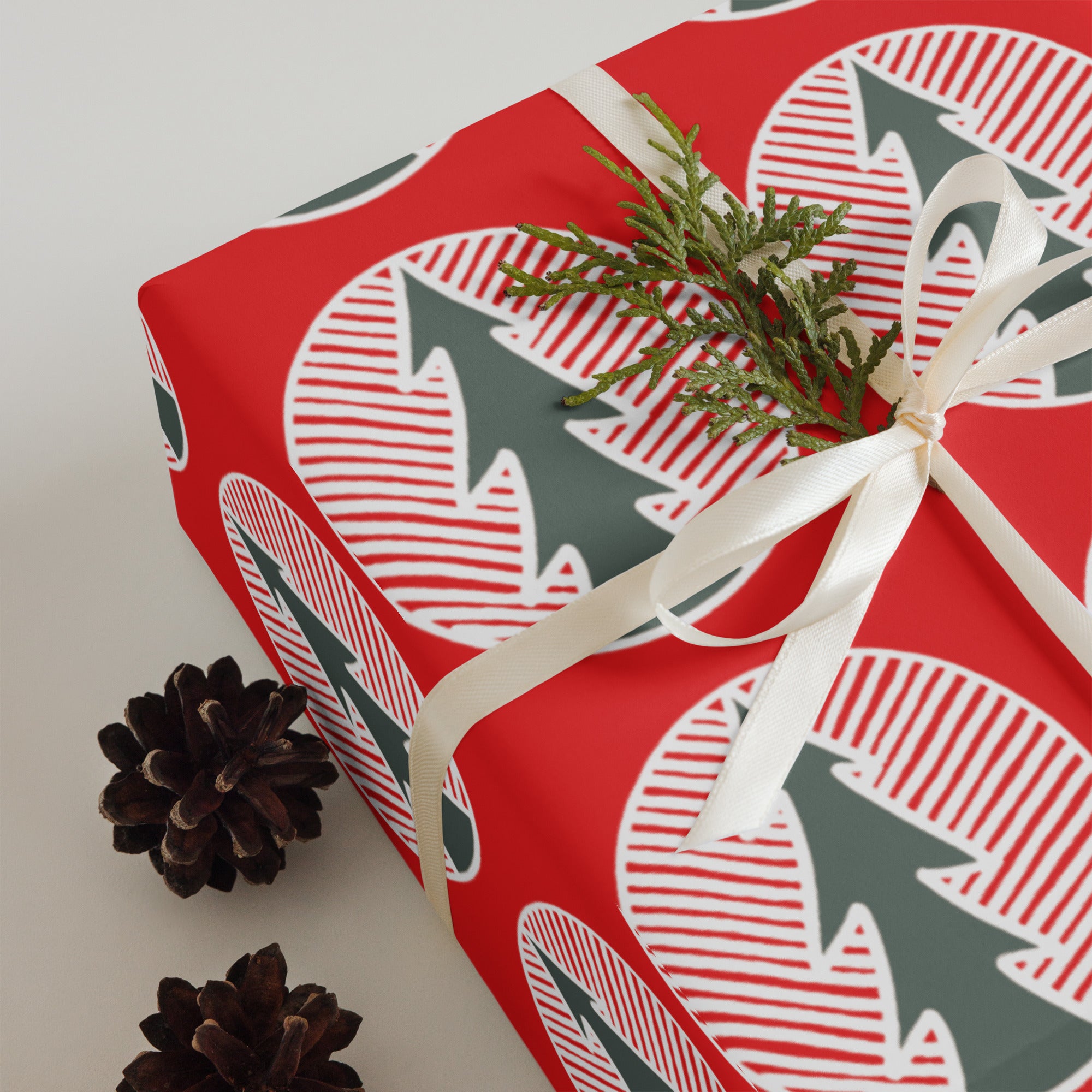Christmas Tree Ornament | Wrapping paper sheets