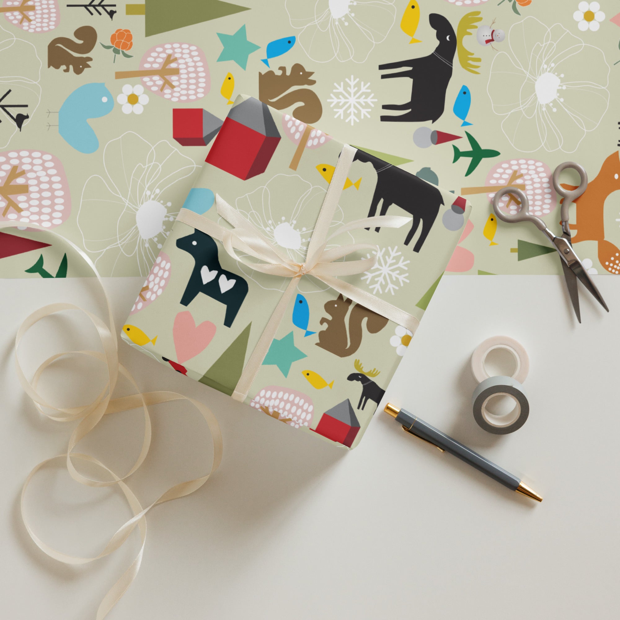 Baby Room Design | Wrapping paper sheets