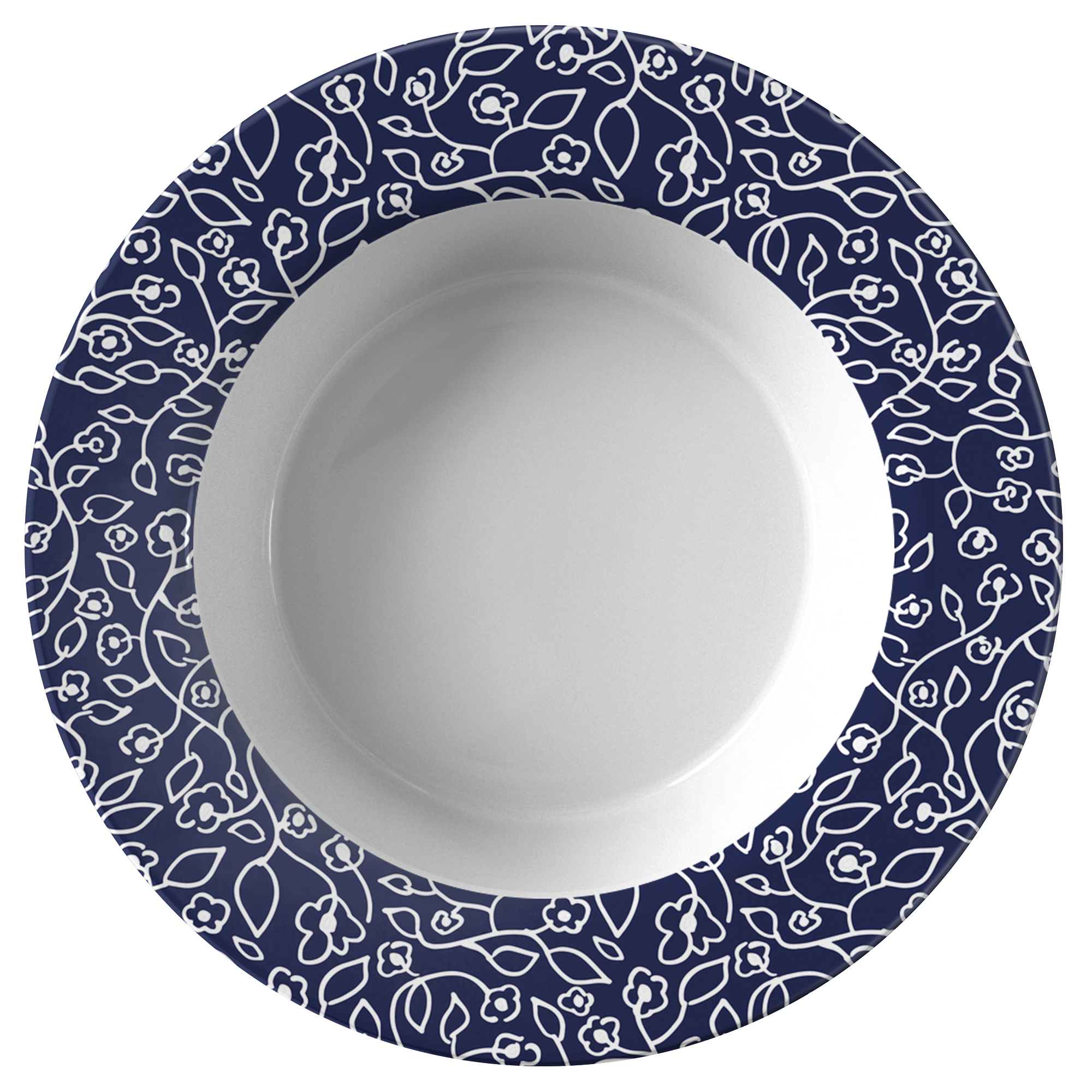 White Small Flowers | Bowl