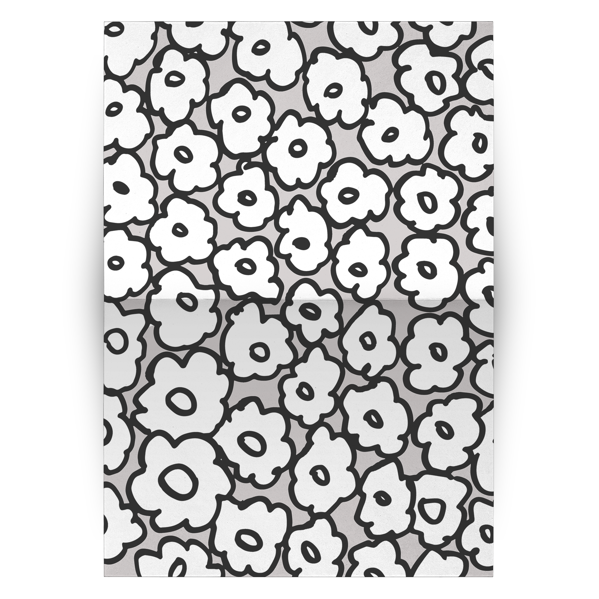Happy White Flowers | Greeting Cards