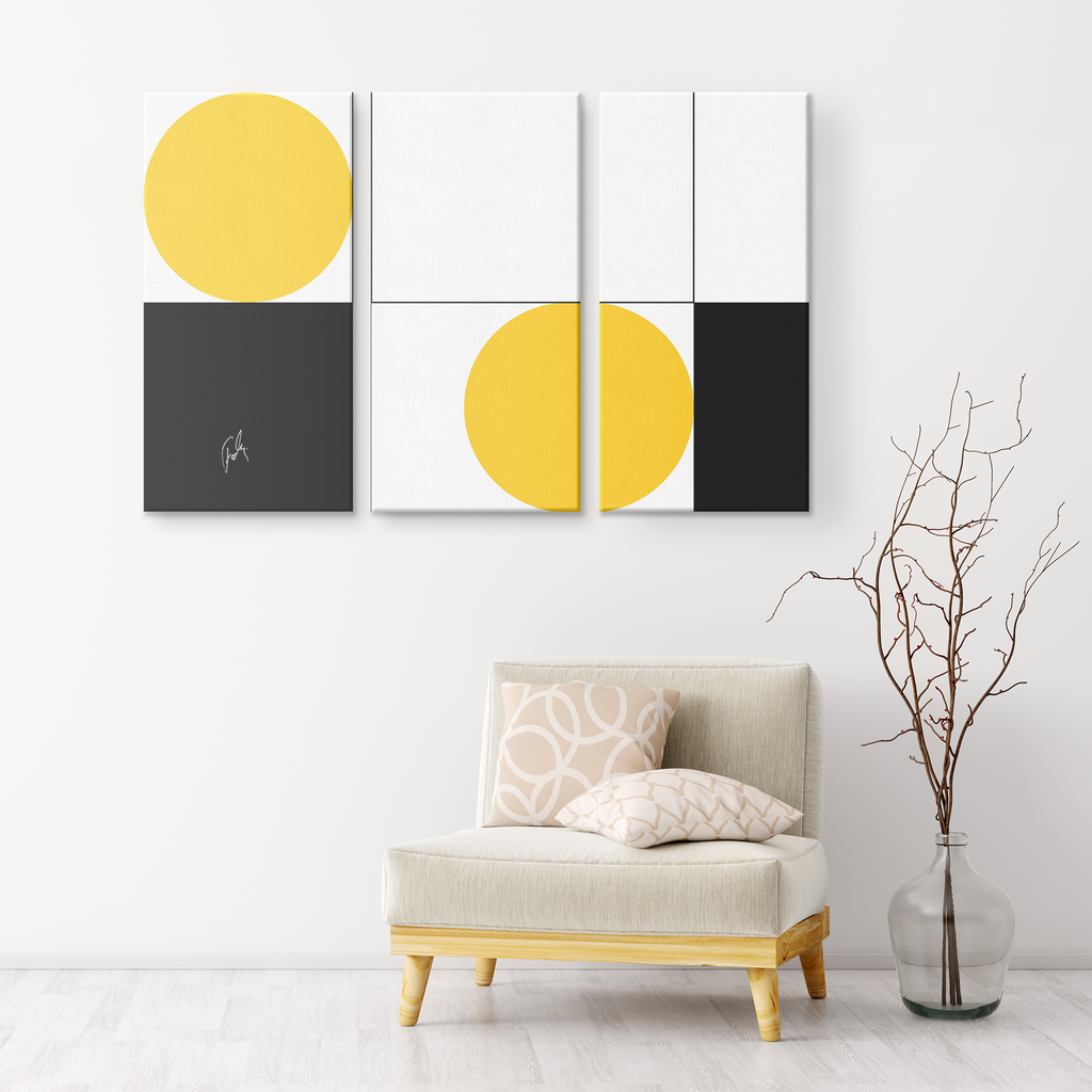 Local Sun | 3 Piece Canvas