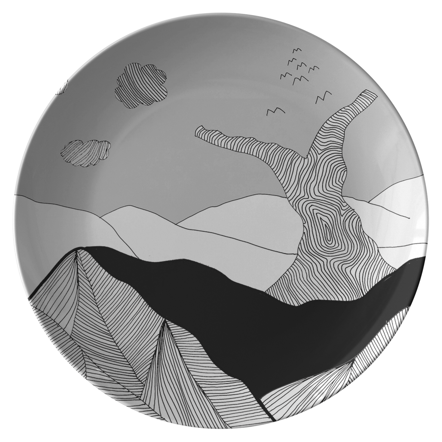 Black and White Day | Plate