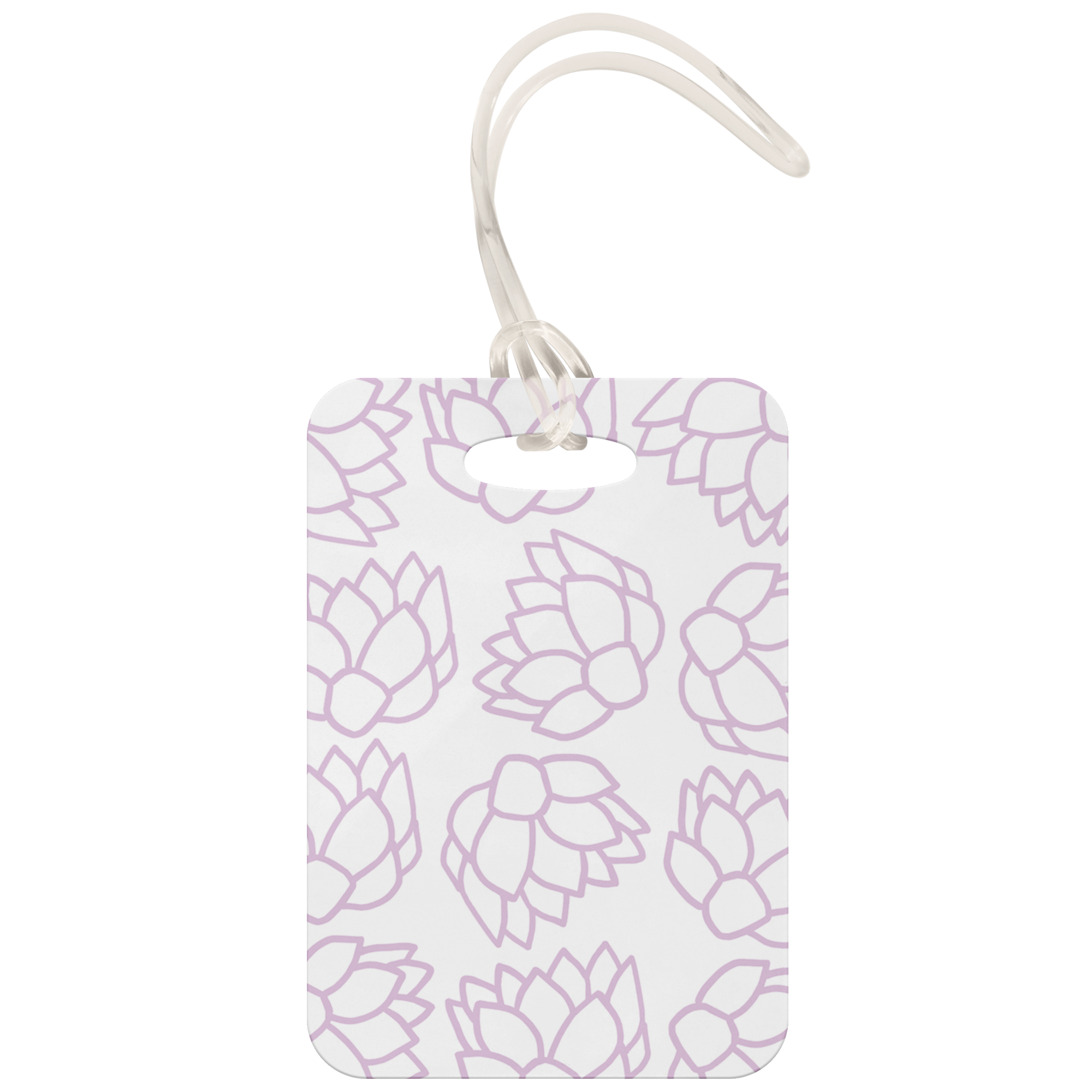 Pink Pastel Flowers | Luggage Tag