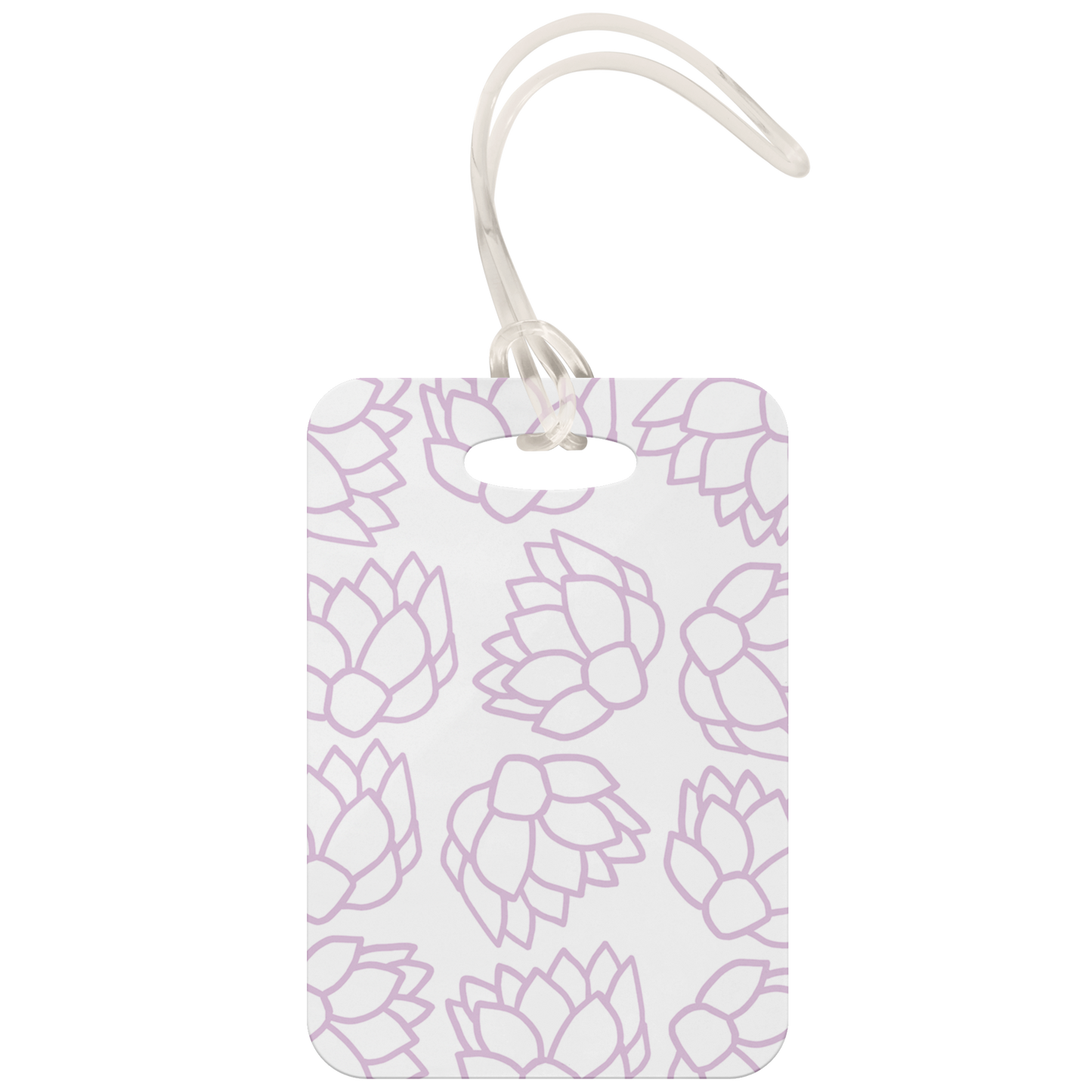 Pink Pastel Flowers | Luggage Tag