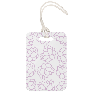 Pink Pastel Flowers | Luggage Tag