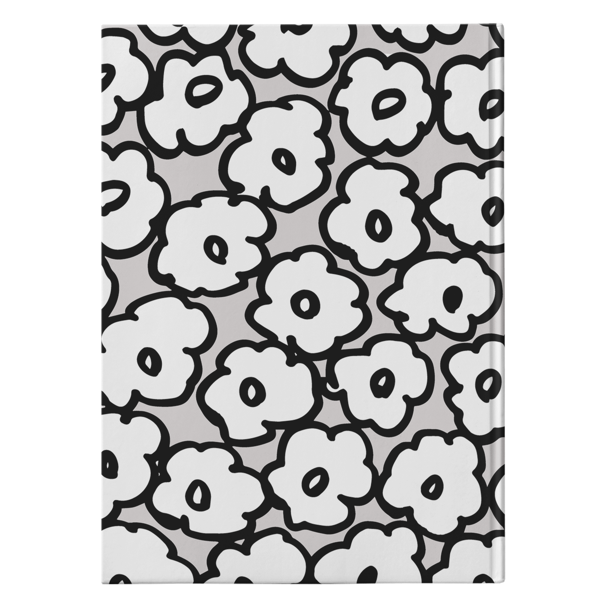 Happy White Flowers | Journal - Hardcover