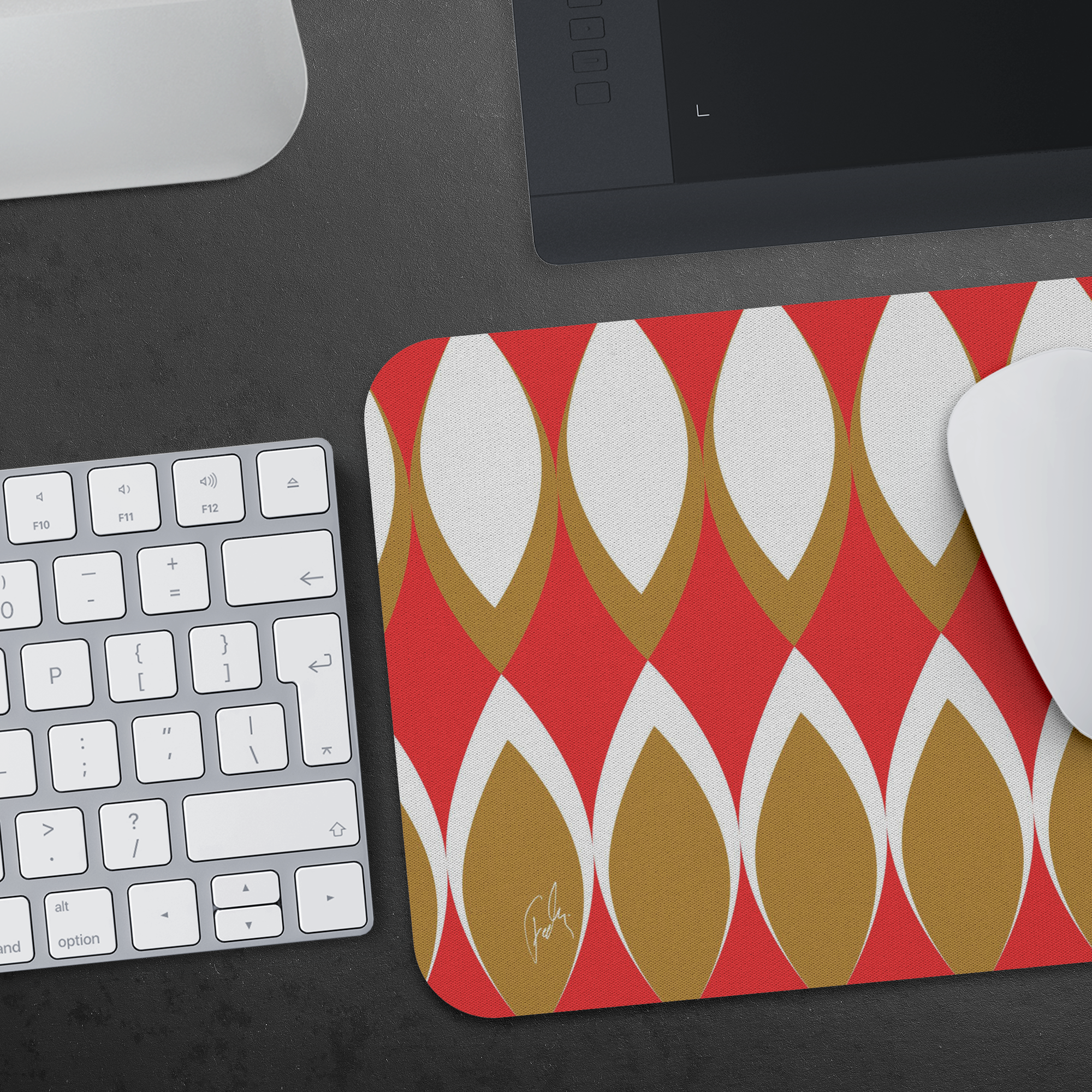 Golden Eye Christmas | Mousepad
