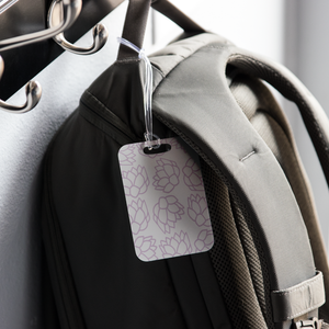 Pink Pastel Flowers | Luggage Tag