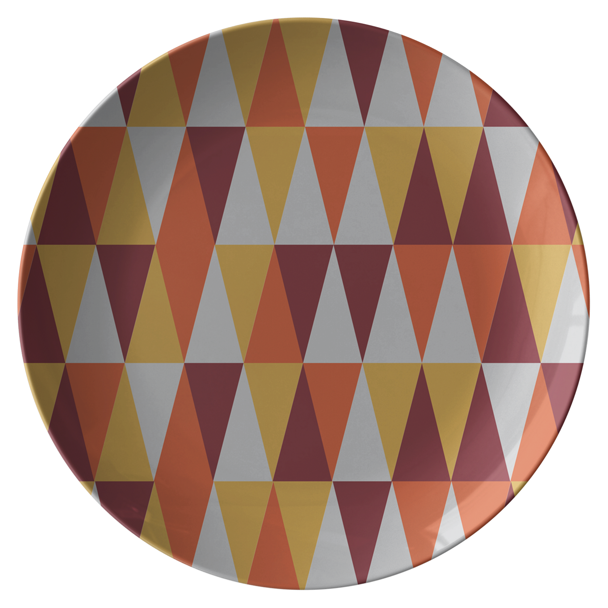 Autumn Triangles | Plate