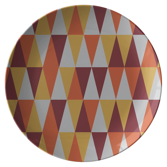 Autumn Triangles | Plate