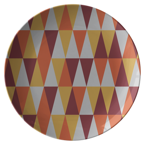 Autumn Triangles | Plate