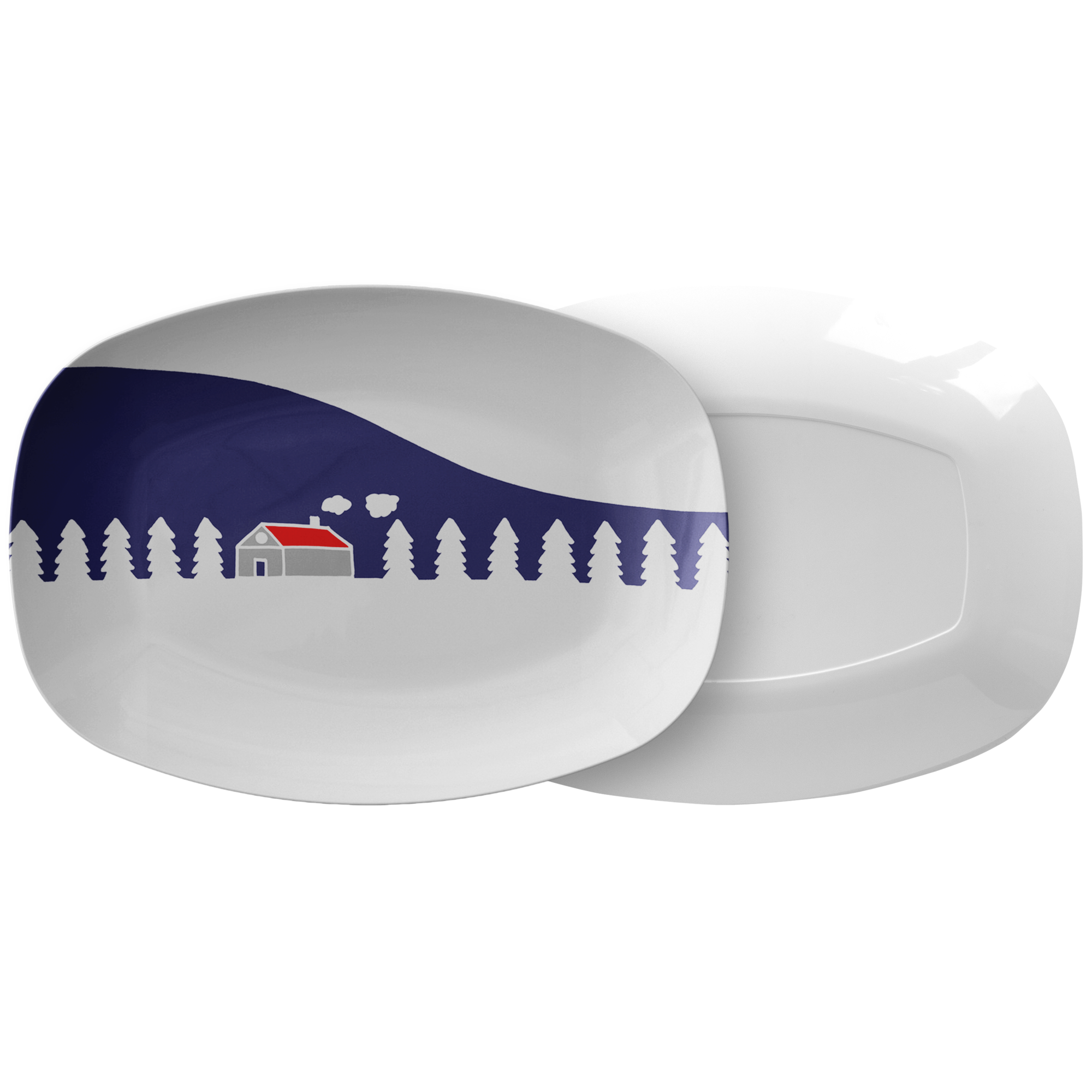 Home In White Forest | Platter