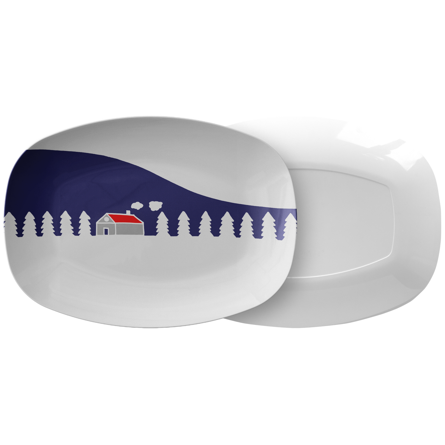 Home In White Forest | Platter