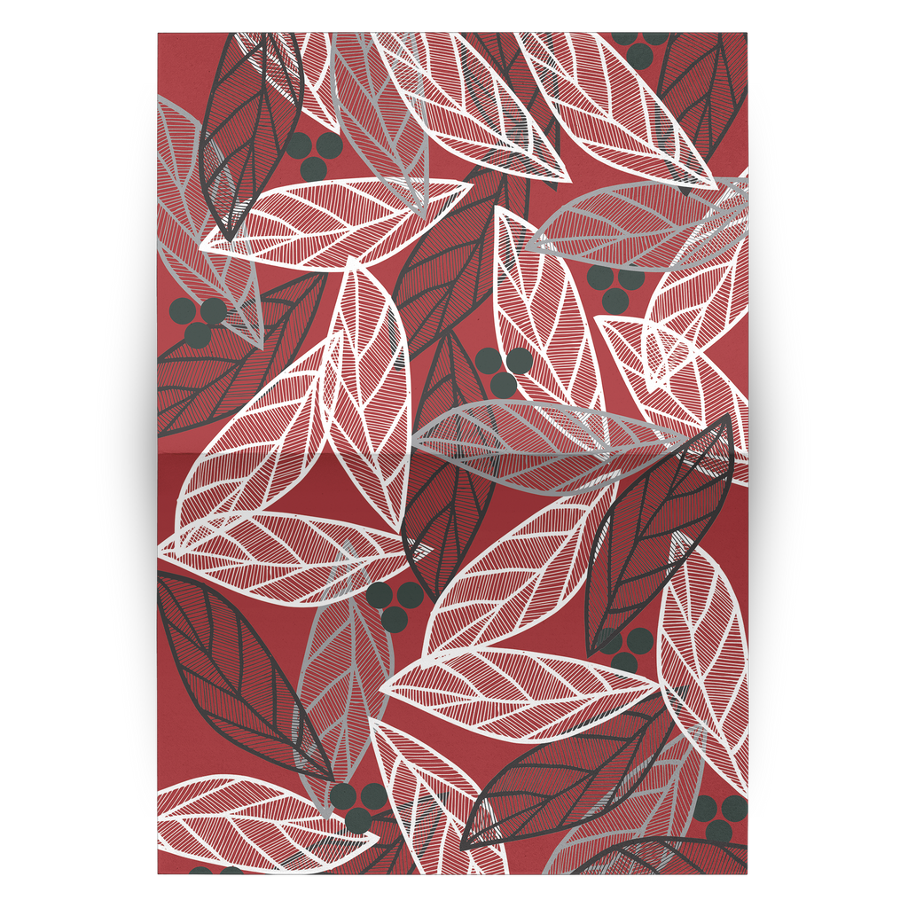 Christmas Leaves | Greeting Cards