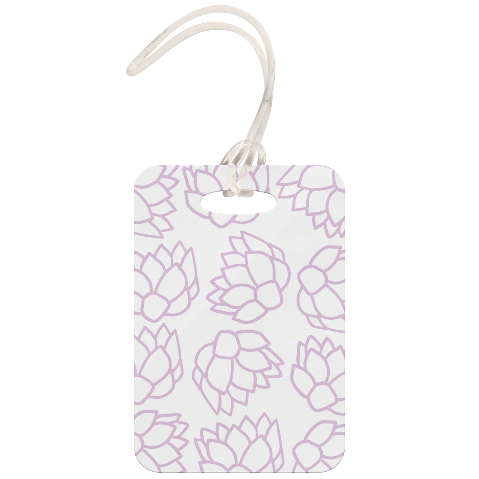 Pink Pastel Flowers | Luggage Tag