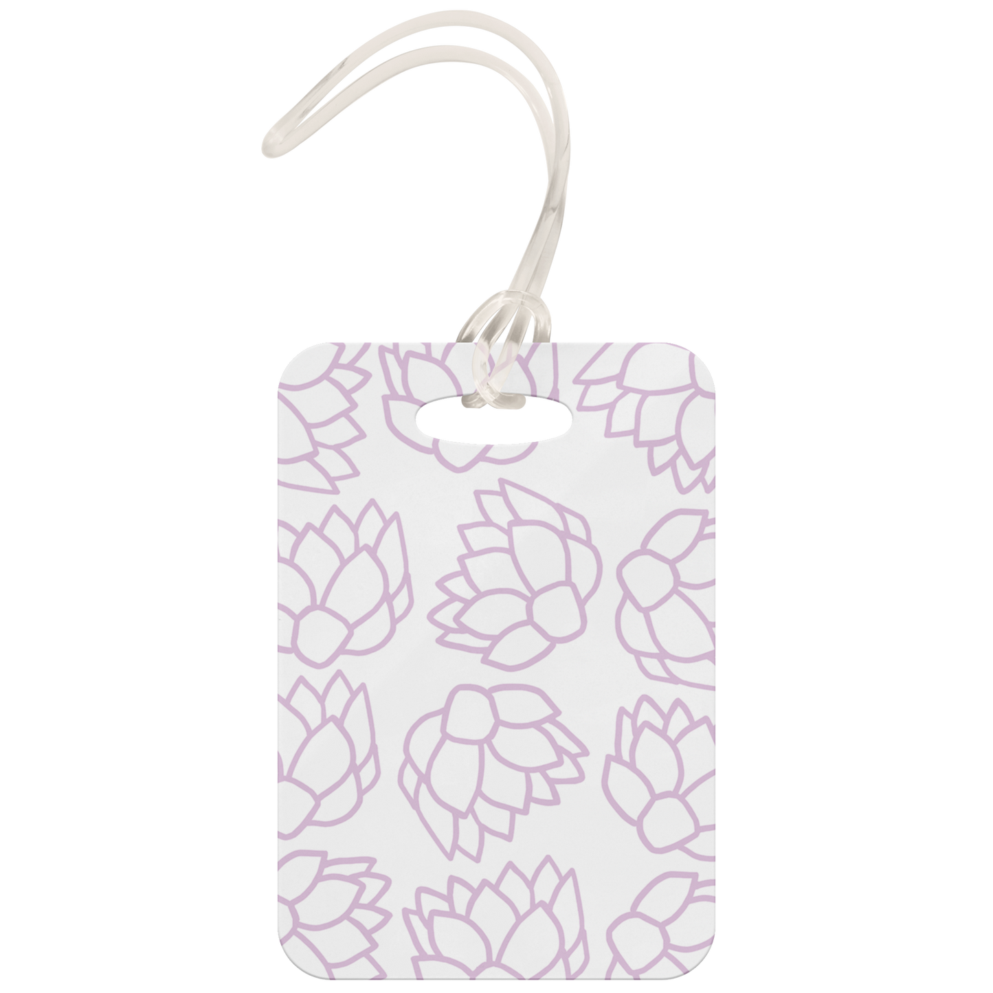 Pink Pastel Flowers | Luggage Tag