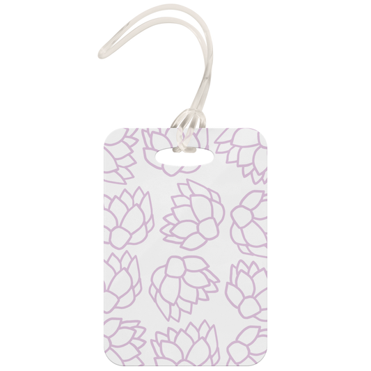 Pink Pastel Flowers | Luggage Tag