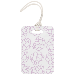 Pink Pastel Flowers | Luggage Tag