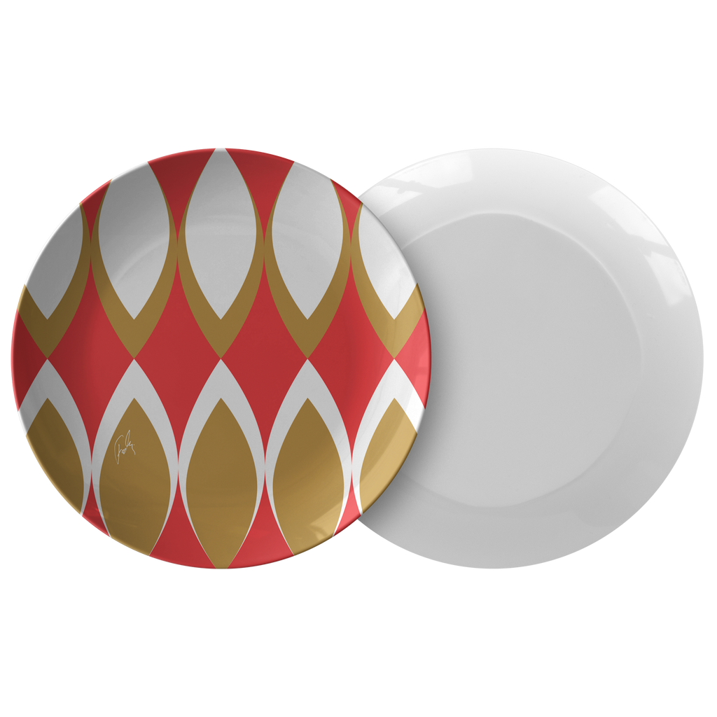 Golden Eye Christmas | Plate