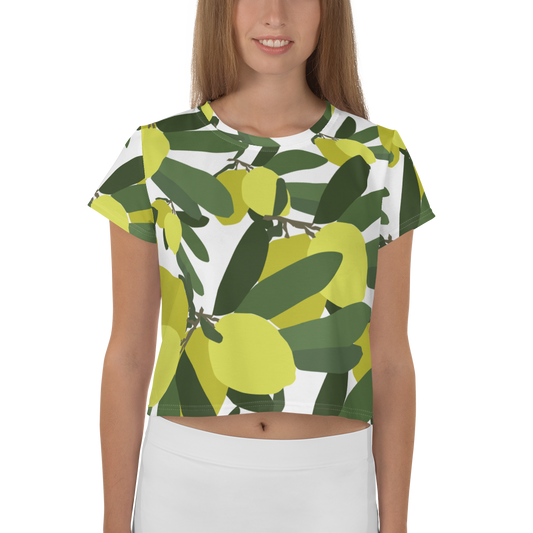 Olive Tree | Crop Tee