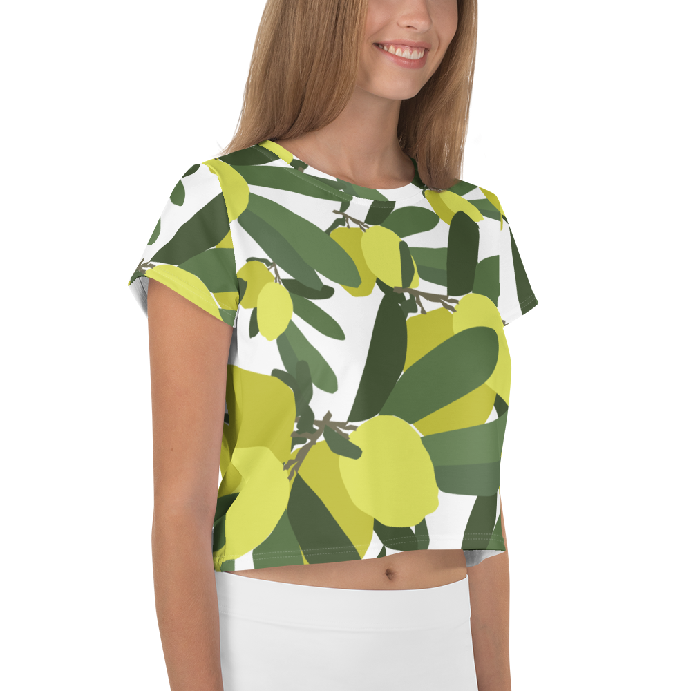 Olive Tree | Crop Tee