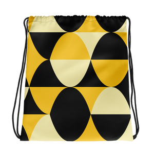 Yellow and Black Eggs | Drawstring Bag
