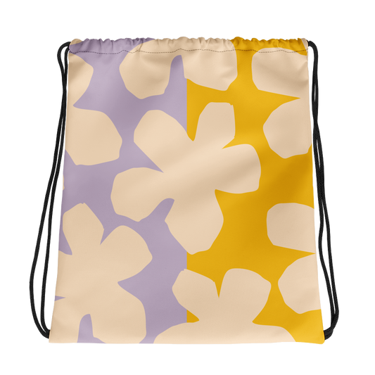 Stylish Flowers | Drawstring Bag