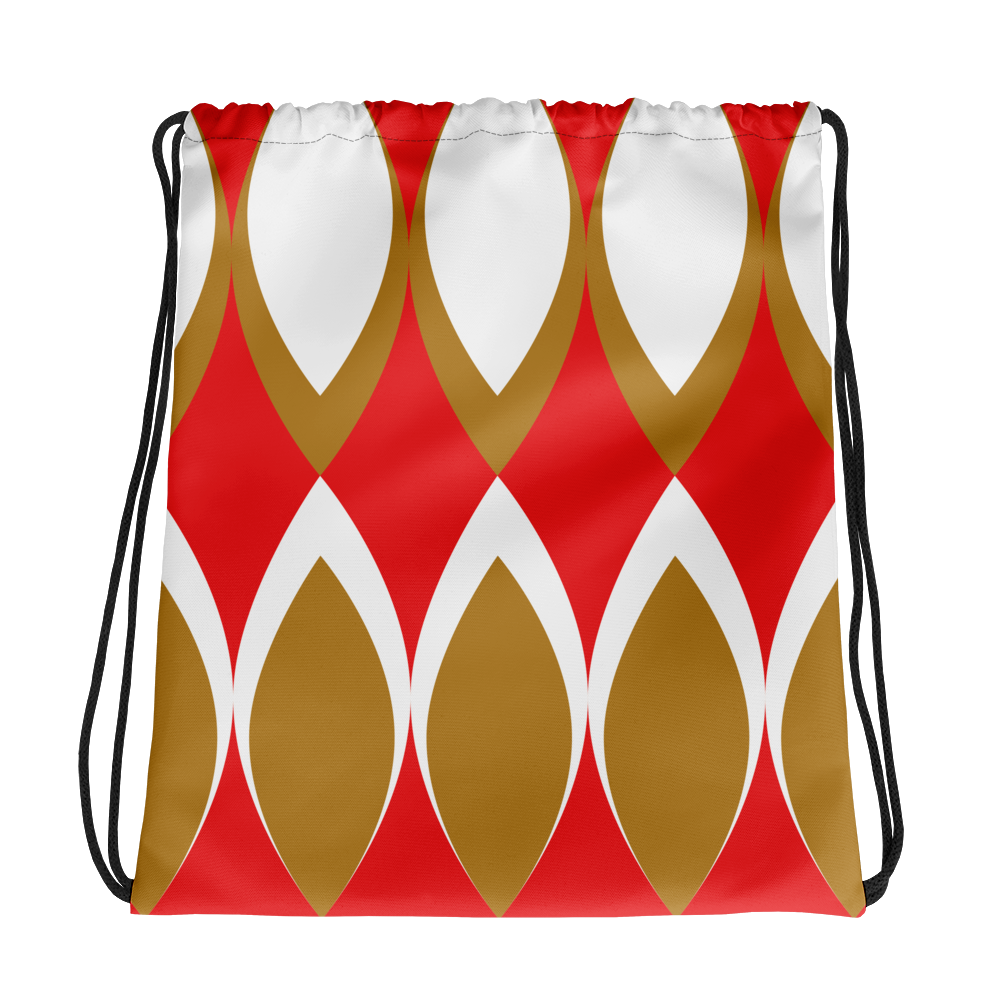 Golden Eye Christmas | Drawstring Bag
