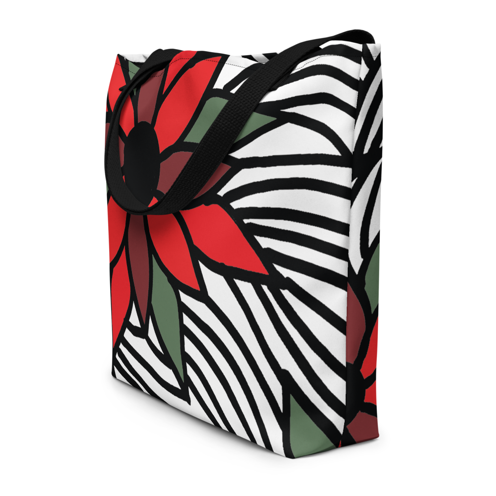 Christmas Flowers | Beach Bag