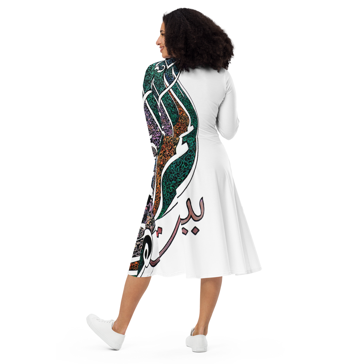 Letters of Identity | Long Sleeve Midi Dress