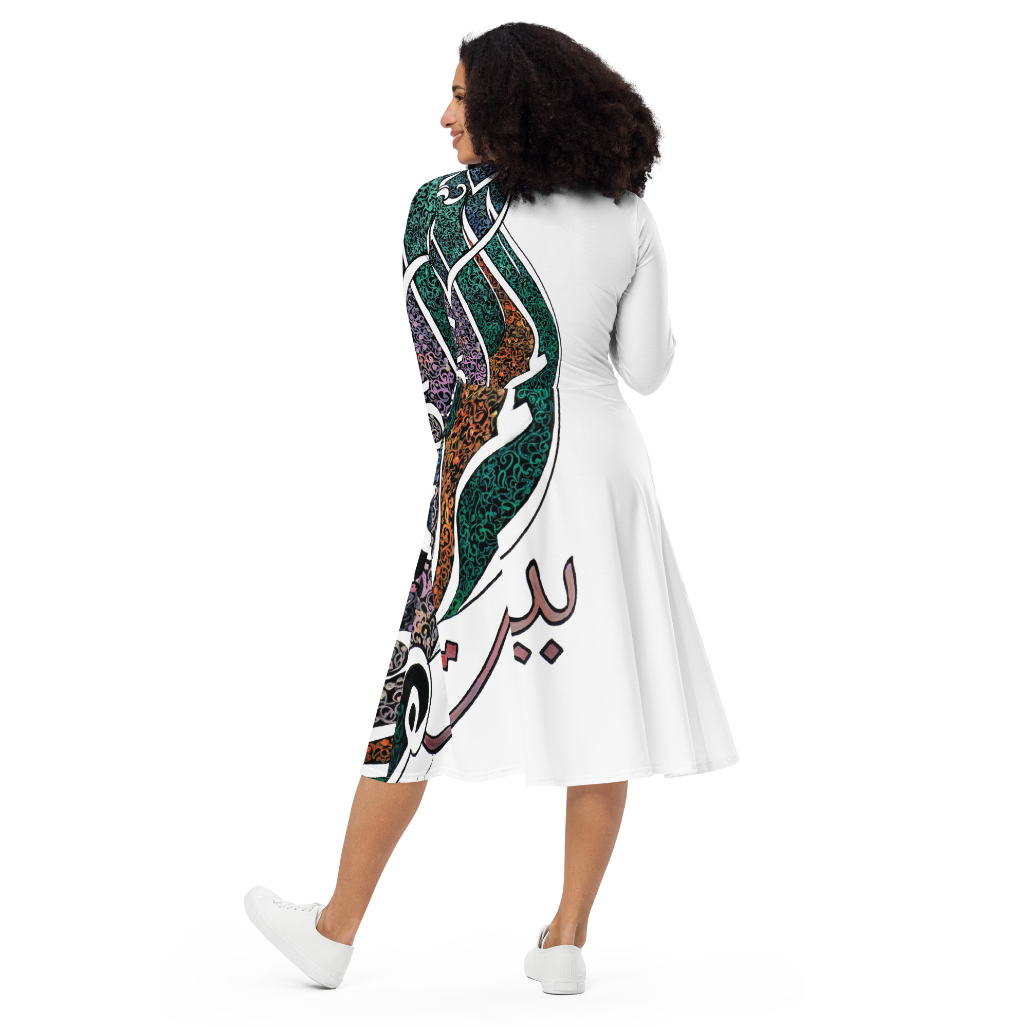 Letters of Identity | Long Sleeve Midi Dress