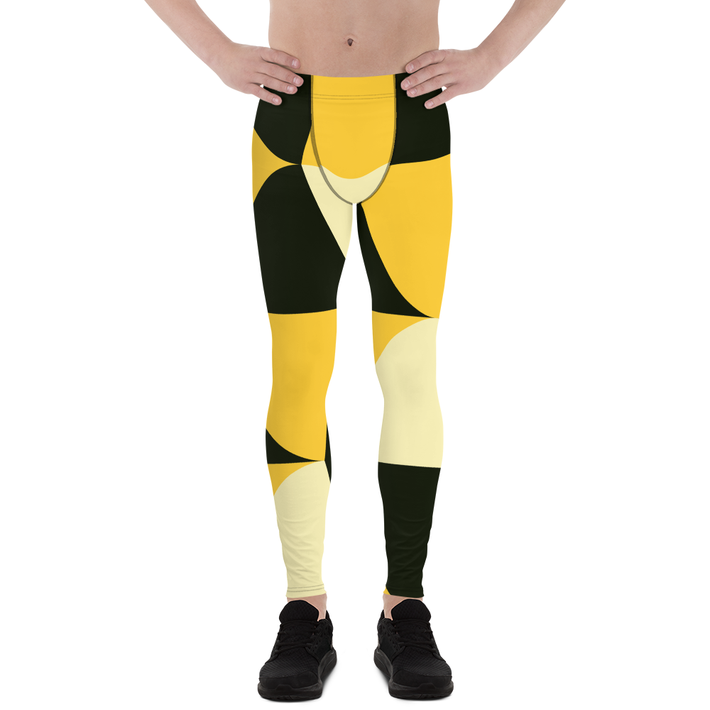 Yellow and Black Eggs | Men's Leggings