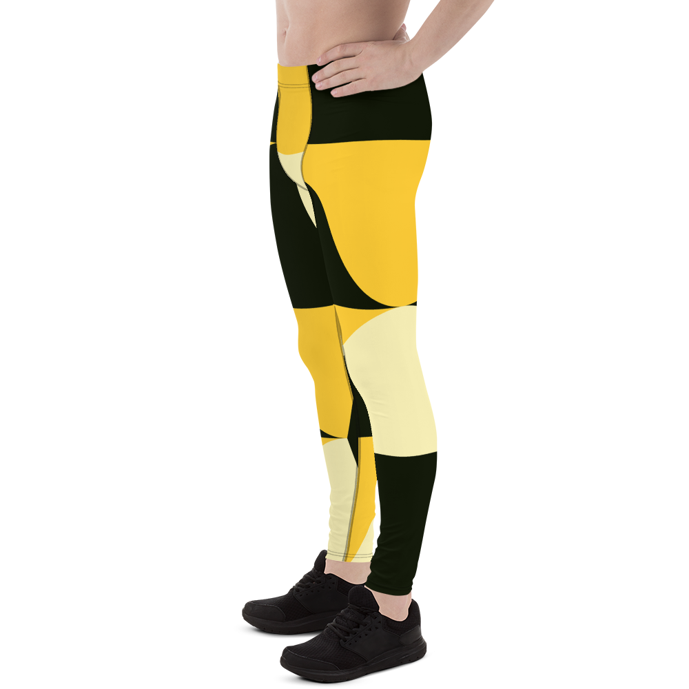 Yellow and Black Eggs | Men's Leggings
