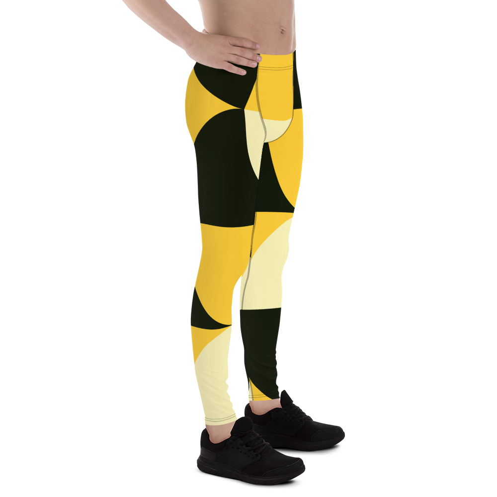 Yellow and Black Eggs | Men's Leggings