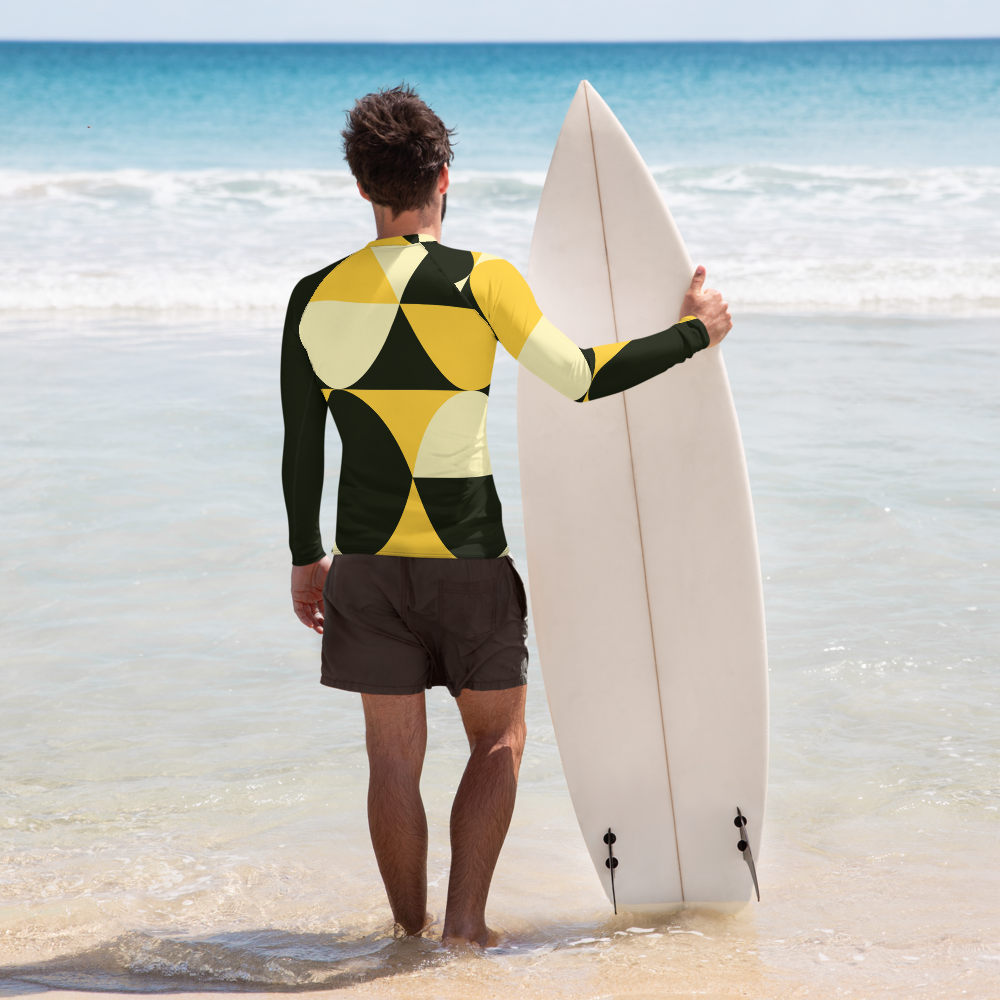 Yellow and Black Eggs | Men's Rash Guard