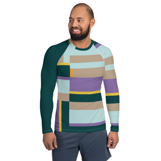 Fresh Stripe | Men's Rash Guard