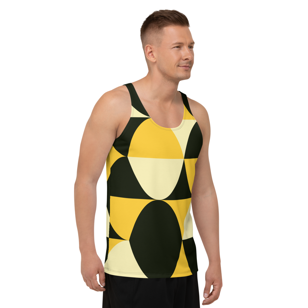 Yellow and Black Eggs | Men's Tank Top