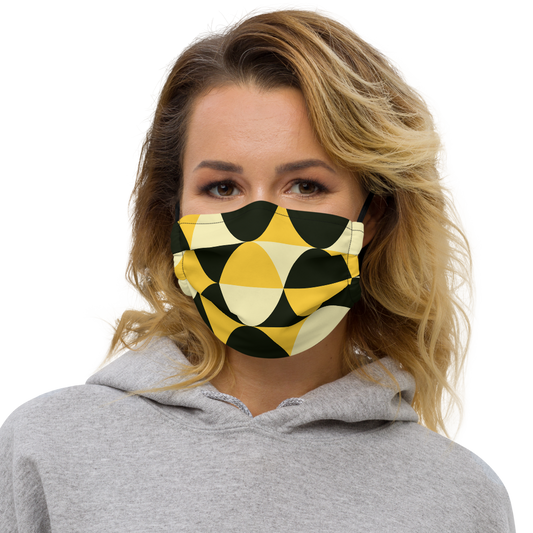 Yellow and Black Eggs | Face Mask