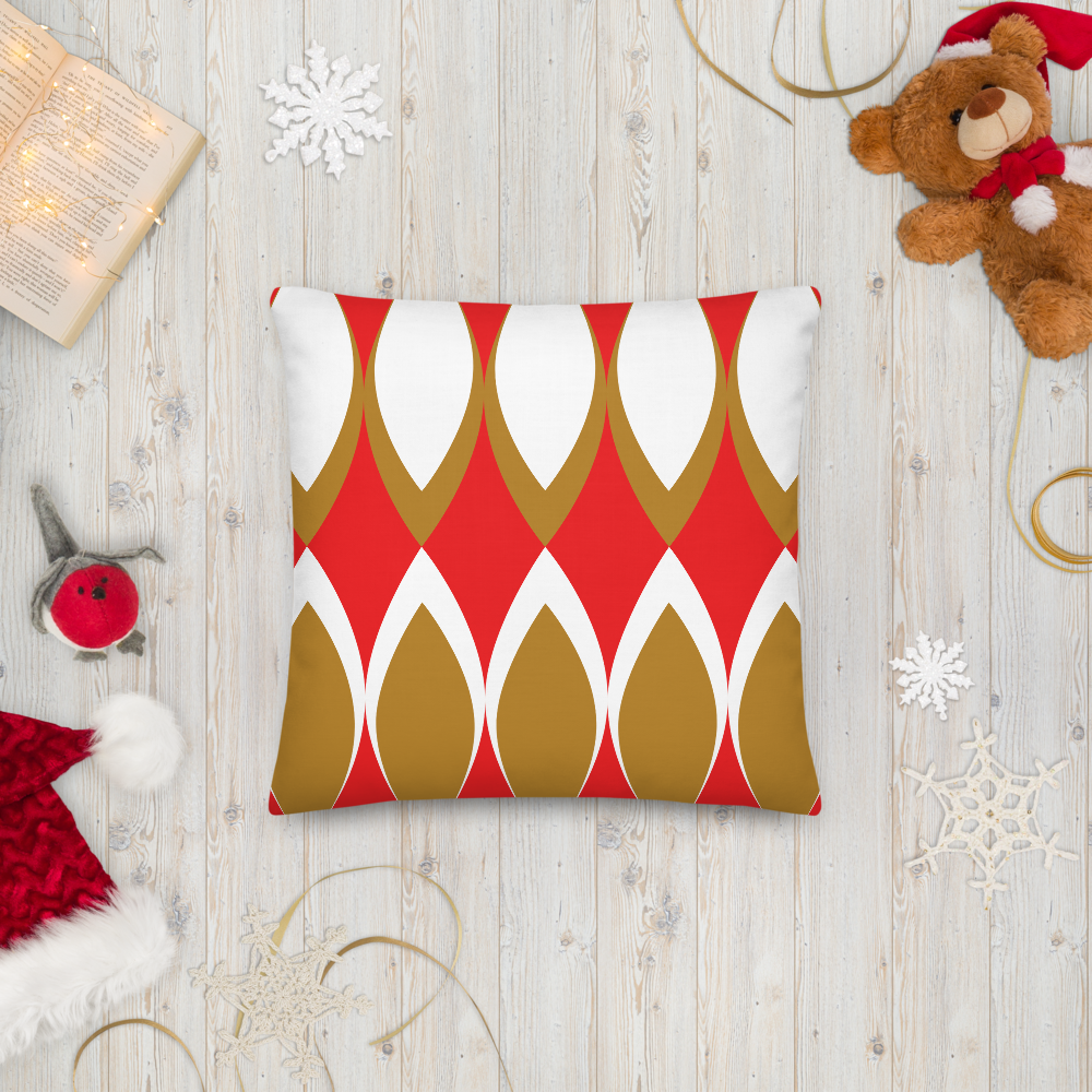 Golden Eye Christmas | Pillow
