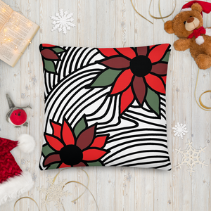 Christmas Flowers | Pillow