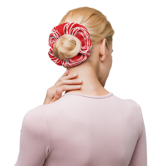 Red Flowers | Scrunchie