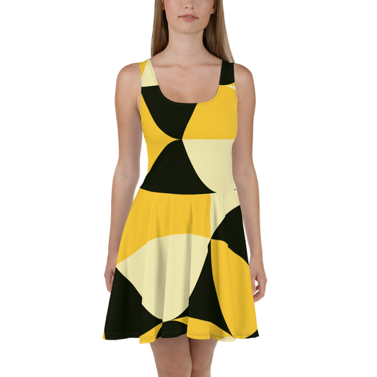 Yellow and Black Eggs | Skater Dress