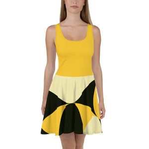 Yellow and Black Eggs | Skater Dress