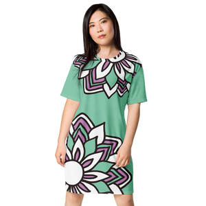 Smiling Flowers | T-Shirt Dress