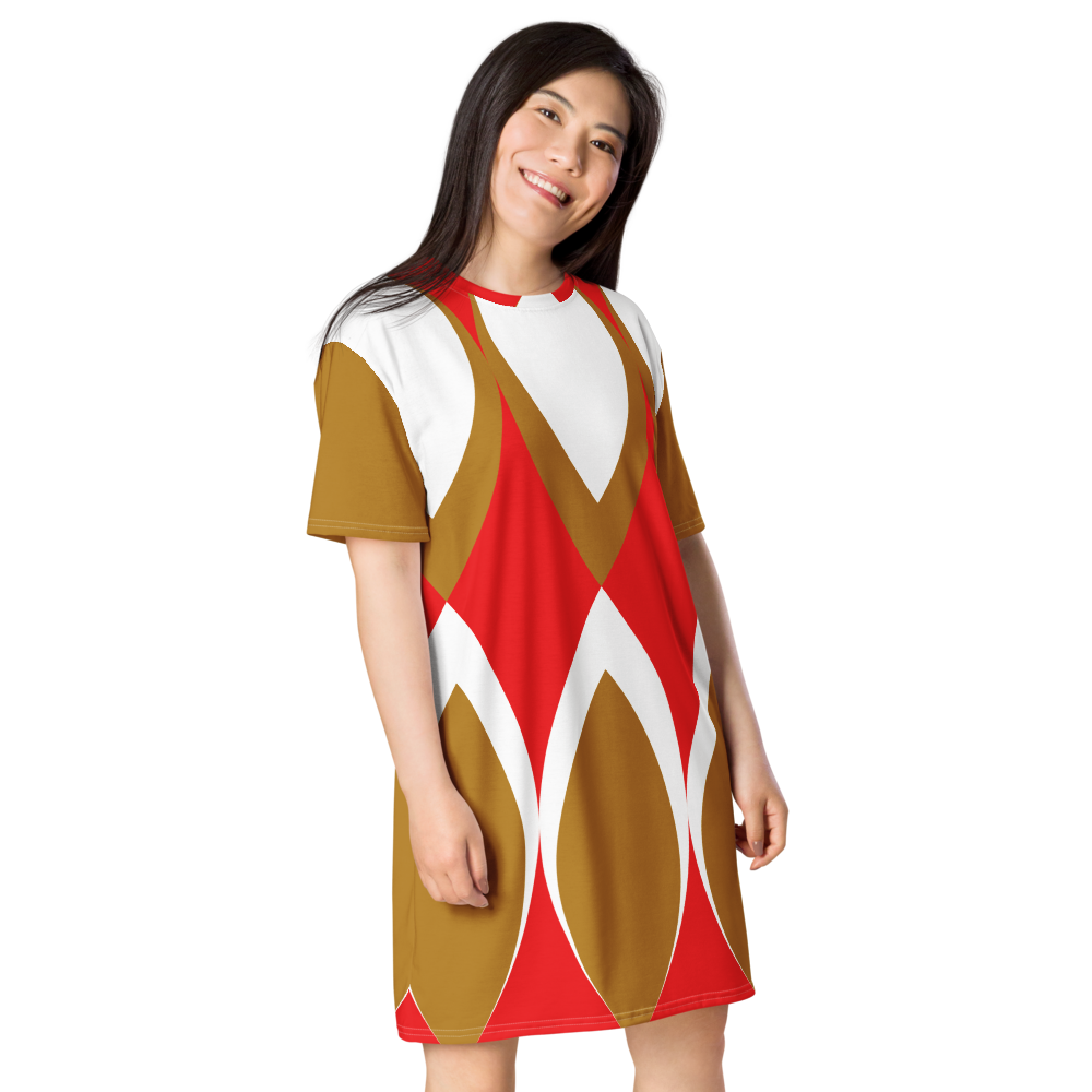 Golden Eye Christmas | T-Shirt Dress