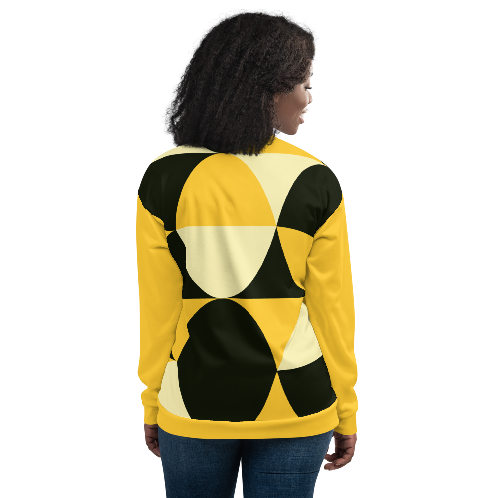 Yellow and Black Eggs | Bomber Jacket